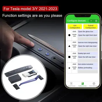 Pre Tesla Model 3/Y 2021-2023 Konzoly Mini Program na Prispôsobenie hlasitosti Funkcie OTA Upgrade Sedadla Modul Príslušenstvo