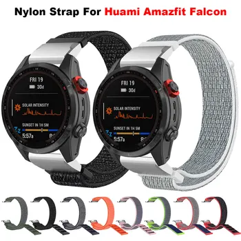Pre Amazfit Falcon Slučky Nylon Popruh Smartwatch Nahradenie Watchband Pre Huami Amazfit Falcon Náramok Náramok Correa Pásma
