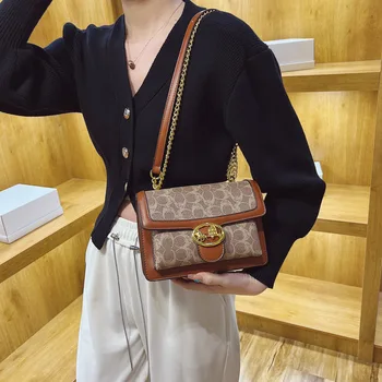 módne značky ženy 2023 nové klasické tote malé PU reťazca ramenní taška vintage luxusné vzory priateľka darčekové tašky
