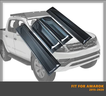 Kvalitné Auto Strane ABS Dvere Tvarovanie Tela Pásy Streamer Chránič Kryt Auta Výbava vhodné Pre Amarok 2015-2020