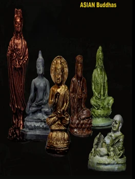 Nové Nezmontované 1/35 dávnych Budhov (6 sochy) Živice Obrázok Nevyfarbené Model Auta