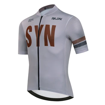SYN RAUDAX Športový Tím Krátke Cyklistické Dresy Ropa Ciclismo Hombre Letné Cyklistické Oblečenie Triatlone Bicykli Jednotné Tričká