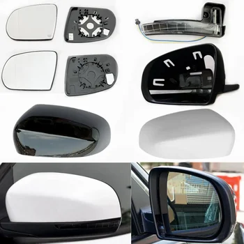Spätné Zrkadlo Pokrytie Čierne Biele Bočné Sklo Objektívu Rám Spp Veko Pre Jeep Cherokee 17-21 Kompas 16-20