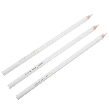3 Ks Uhlíka Ceruzky, Drevené Biele Uhlie Ceruzky, Náčrt, Farebné Pásy Kreslenie Dodávky Zvýrazniť Grafit Viesť