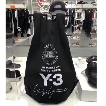 Nové Y-3 Y3 BATOH Yohji Yamamoto Tmy Podpis Série Fitness Obľúbený Batoh Aktovka Módnej Značky Pár Batoh