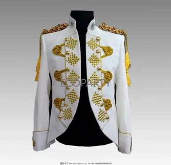 2023 Renesancie pánske Obleky Vintage Bunda 1 Ks Kráľ Prince Royal Court Kabát Fáze Nosiť Kostým Homme Mens Bunda, Sako