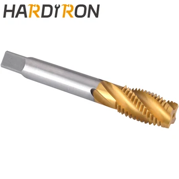Hardiron M24x1.5 Špirála Flauta Ťuknite na položku, HSS vrstvou Titánu M24x1.5 Špirála Flauta Plug Threading Klepnite