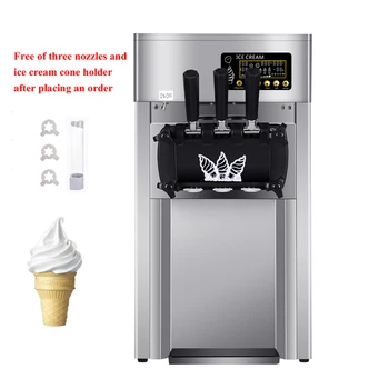 Dezert Soft Ice Cream Stroj Obchodné Ice Cream Maker Nehrdzavejúcej Ocele Ice Cream Automat 1200W