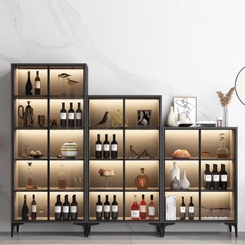 Moderné Vybavenie Alkohol Skrinka Dizajn Prenosných Obývacia Izba Bar Displej Rack Cantinetta Frigo Na Vini Domov Bar Nábytok