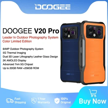 DOOGEE V20 Pro Robustný Telefón 6.43