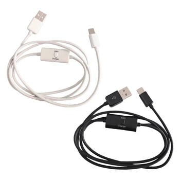 1m Typu C, USB Kábel Na Off Tlačidlo Nabíjanie a Prenos Dát pre Typ C Zariadenia s Ľahkosťou Efektívne Plnenie Drôt