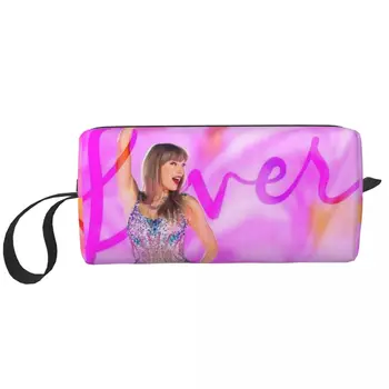 Štýlový Dievča Taylors Eras make-up Tour Bag Veľké Kozmetické Tašky pre Mužov, Ženy Swifties Toaletná Taška Školy Cestovné Príslušenstvo