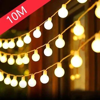 100 LED USB Fairy String Svetlo Sveta String Svetlá pre Vnútorné Vonkajšie Vianočné Svadobné Party Záhrada Ekologickej Úspory Energie