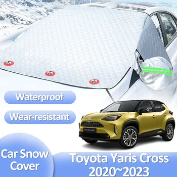 Pre Toyota Yaris Kríž XP210 AC200 2020 2021 2022 2023 Snehovej pokrývky čelného skla Zimné Pokrýva Ľad Protecti Vonkajšie Príslušenstvo