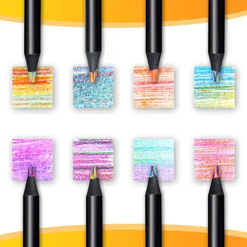 8pcs Pastelka Farebná Ceruzka Súbor Dúha Ceruzky Pre Deti detský Darčeky Dreva Multi Farebné Ceruzky Pre Maľovanie Kawaii Graffiti Nástroj