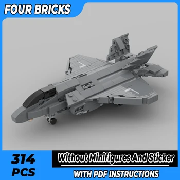 Vojenské Lietadlá Model Moc Tehly USMC F-35B Fighter 1/72 Technológie Bloky Darčeky, Vianočné Hračky DIY Sady Montáž
