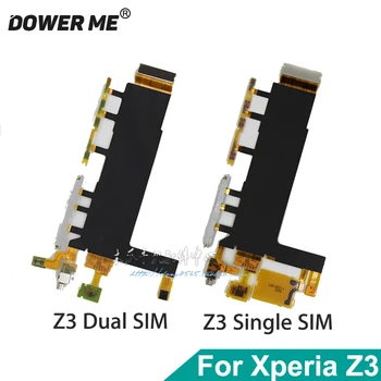 Dower Mi Power On/Off Hlasitosti Tlačidlo Fotoaparátu Vibrátor Flex Kábel Na Sony Z3 D6603 D6653 SOL26 Z3 Dual D6633 D6683 Náhradné