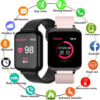 B57 Smart Hodinky Muži Ženy Nepremokavé Športové Smartwatch 2023 Srdcového tepu Fitness Tracker Inteligentný Náramok Pre Android IOS