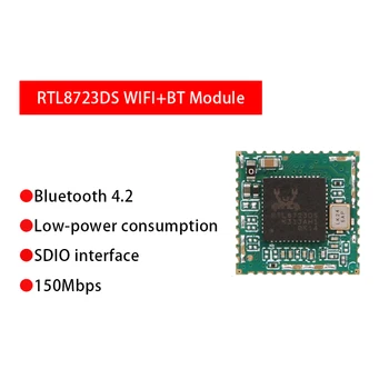 RTL8723DS Bezdrôtový WiFi Bluetooth 4.2 Combo 2.4 G Modul Rozhrania SDIO UART Nízka Spotreba 150Mbps