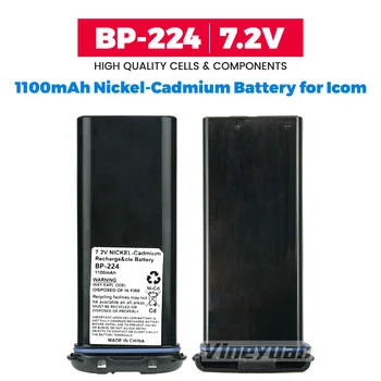BP-224 7,2 V 1100mAh NI-CD Batérie pre ICOM IC-GM1600 IC-M21 IC-M2A IC-M31 IC-M32 IC-M33 IC-M34 IC-M35 IC-M36 obojsmerná Rádiová