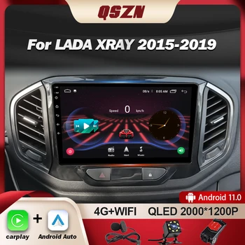 QSZN Android 13 Pre LADA X Ray Xray 2015-2019 Auto Rádio Multimediálny Prehrávač Carplay 4G WIFI Navigácie GPS DSP Autoradio Stereo