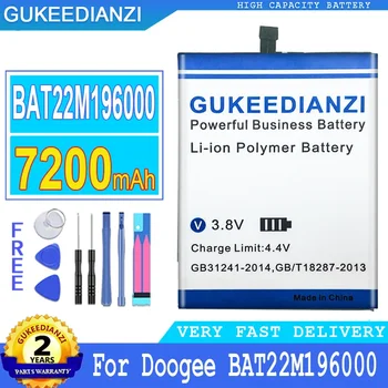 Náhradné 7200mAh Mobilný Telefón Batéria Pre Doogee BAT22M196000 Smartphon Batérie 