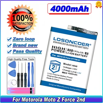 4000mAh HD40 SNN5987A Batérie Pre Motorola-mobile MOTO-Z2 Sily XT1789-01/03/05 Mobilný Telefón