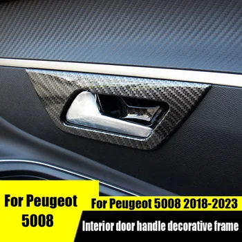 Peugeot 5008 2023 2022 2021 2020 2019 2018 2017 Vnútorné kľučky dekoratívne rám Vnútorné dvere miska flitrami