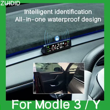 Tesla Model 3 Y 3.9 palcový Auto Hud Displej Pre Rýchlomer Head Up Displej Elektronika Príslušenstvo Pre Tesla