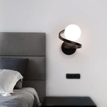 Nordic LED Nástenné Svietidlo Moderného Nové Nočné Svetlo Vnútorné Spálne, Obývacia Izba Pozadí Chodbe, Dekoračné Domáce Osvetlenie