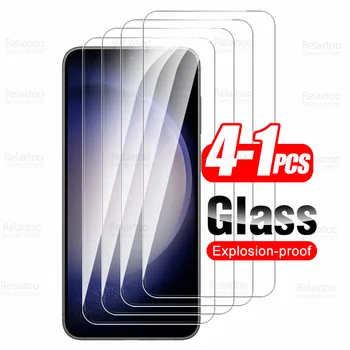1-4Pcs Ochranné Sklo Na Samsung Galaxy S23 Plus Tvrdeného Skla Samung S 23 23S S23Plus 5G Screen Protector, Bezpečnostný Kryt Film