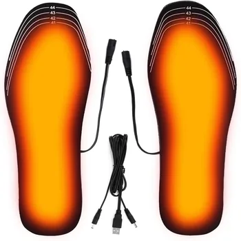 Elektrické Nohy Otepľovanie Pad USB Vyhrievané Obuvi Vložky Nohy Teplejšie Ponožky, Podložku Mat Zimné Outdoorové Športy Kúrenie Stielka Zime Teplé