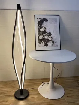 Taliansky Moderný Minimalistický Jedáleň-Izba Lampa Umenie Office Výstavná Sieň Tvorivé Vlna Štýl Obývacej Miestnosti Podlahové Lampa