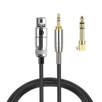 3,5 mm Slúchadlový Kábel pre AKG Q701/K712/K702/K240 Headset Kábel s 6.35 mm Adaptér Vylepšená Kvalita Zvuku, Drôty 118in