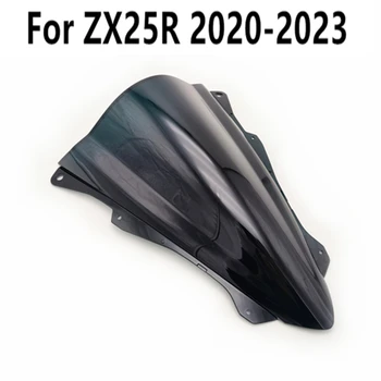 Pre ZX25R ZX 25R 2020-2021-2022-2023 Vietor Deflectore Čelné sklo Spojler čelné Sklo Čierna transparentná