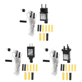 3-v-1 AA AAA Batérie Eliminators Napájací Adaptér pre LED Svetla/Hračka/Ventilátor Dropship