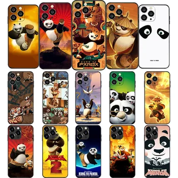 OSN-24 Kung Fu Panda Mäkké puzdro Pre Samsung S10 S10E S20 FE S21 S7 Okraji S8 S9 Ultra Plus Lite