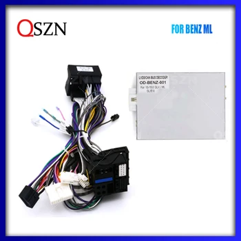 QSZN Canbus box OD-BENZ-001 Adaptér Pre Benz ML 2012-2015 S Elektroinštalácie Vedenia Kábla Android autorádia Stereo DVD Android