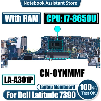 LA-F292P Pre Dell Latitude 7390 Notebook Doske CN-0YNMMF SR3L8 i7-8650U S RAM Notebook Doske Testované
