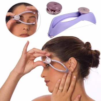Ženy Odstránenie Chĺpkov Epilátor Mini Facial Hair Remover Jar Threading Tvár Defeatherer na Líca Obočie DIY make-up Krásy Nástroj