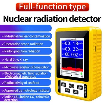 Geigerovy Jadrového Žiarenia Detektor S LCD Displej Dozimeter Detektory Beta, Gama, X-Ray Prenosný Tester