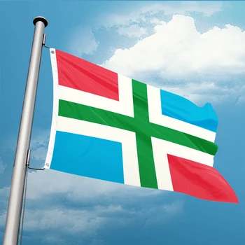 Holandsko Groningen Vlajkou 3 ft x 5 ft Polyester Banner Lietania 90* 150 cm Jemné Šitie Vlastné Vonkajšie Vnútorné Dvojité Šitie
