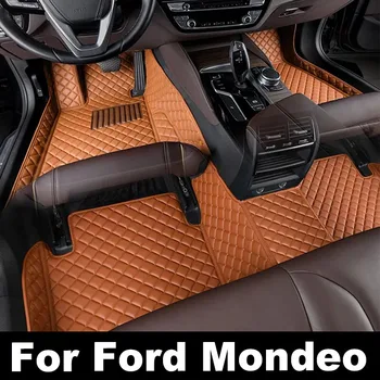 Auto Podlahové Rohože Pre Ford Mondeo Fusion Mk V 4 2017~2021 Anti-nečistoty Podložky Koberec Nepremokavé Podlahové Rohože Znižuje Trenie Auto Príslušenstvo