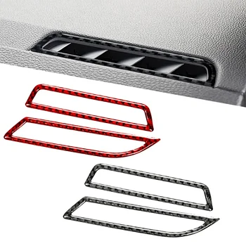 Carbon Fiber Auto Tabuli Air Vent Rám, Kryt Odvzdušňovací Nálepka Pre Volkswagen Golf 7 R Gte Gtd Mk7 2013-2019 Výbava Accessorie