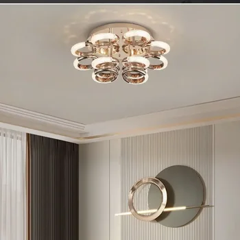 Led Stropné Svietidlo Moderného Nordic Luxusné Prívesok Svetlo Pre Spálne Posteli Uličkou Stropné Svietidlo Reštaurácia Kuchyňa Krytý Dekor Lampa