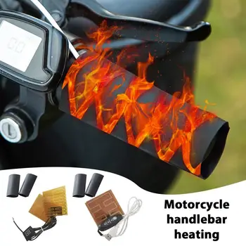 Motocykel Kúrenie Rukoväť Pad Ručné Teplejšie Riadítka Rukoväte s USB Rozhranie Elektrické Vyhrievané Rukoväte Kryt pre Zimné motocyklové