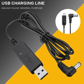 USB Nabíjací Kábel s Indikátor vhodný Pre Baofeng Walkie Talkie BF-F8HP UV-82HP UV-5X3 UV-5R UV-5RA Rádio USB Nabíjací Kábel