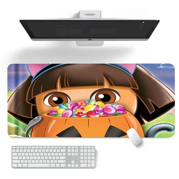 Dora Explorer Stôl Rohože Mousepad Xxl Mouse Mat Mause Pad písacie stolný podložka Deskmat Playmat Počítačov a Kancelárskych Pc Gamer Príslušenstvo