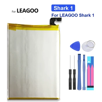 Náhradné Batérie pre LEAGOO Shark 1, Shark1 Mobilný Telefón, 6000mAh, Bezplatný Nástroj,