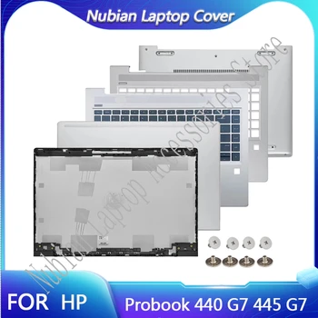 NOVÝ Top Prípade Pre HP Probook 440 G7 445 G7 Zhan 66 14 G3 Notebook, LCD Zadný Kryt/Rám/opierka Dlaní/Spodný Prípade Zadné Veko Topcase Striebro